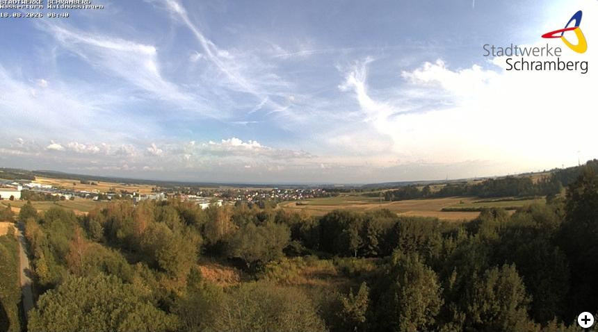 Archiv Foto Webcam Schramberg: Ausblick vom Wasserturm Waldmössingen