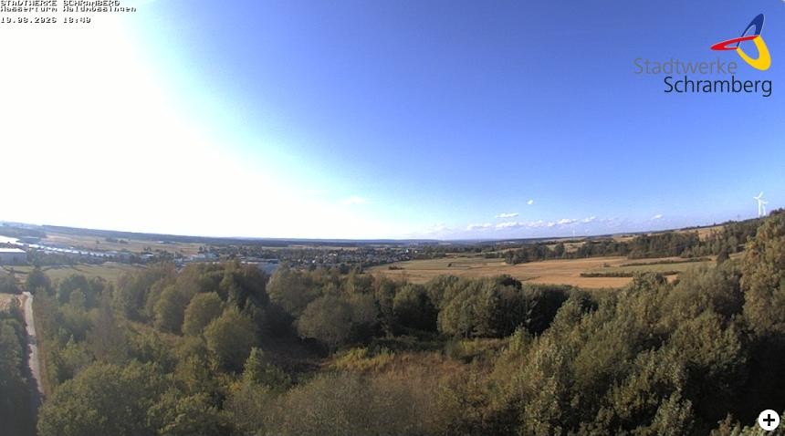Archiv Foto Webcam Schramberg: Ausblick vom Wasserturm Waldmössingen