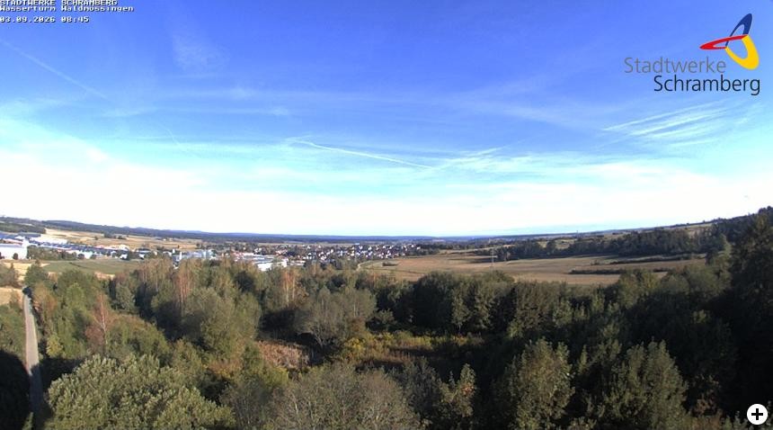 Archiv Foto Webcam Schramberg: Ausblick vom Wasserturm Waldmössingen
