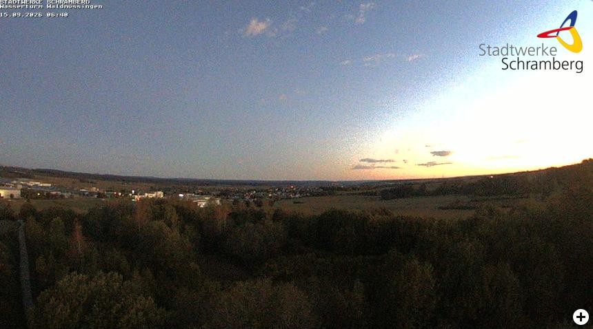 Archiv Foto Webcam Schramberg: Ausblick vom Wasserturm Waldmössingen
