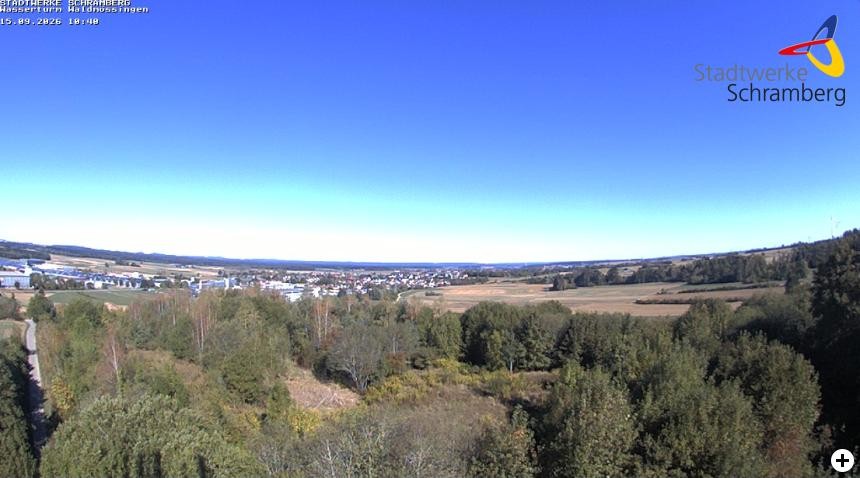 Archiv Foto Webcam Schramberg: Ausblick vom Wasserturm Waldmössingen
