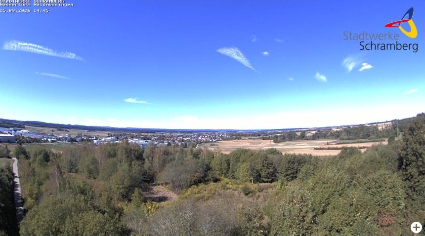 Archiv Foto Webcam Schramberg: Ausblick vom Wasserturm Waldmössingen