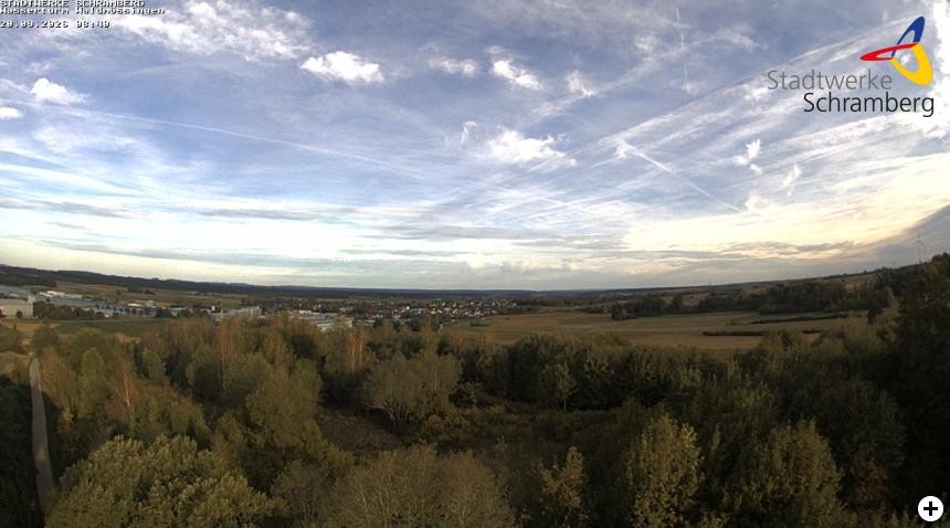 Archiv Foto Webcam Schramberg: Ausblick vom Wasserturm Waldmössingen