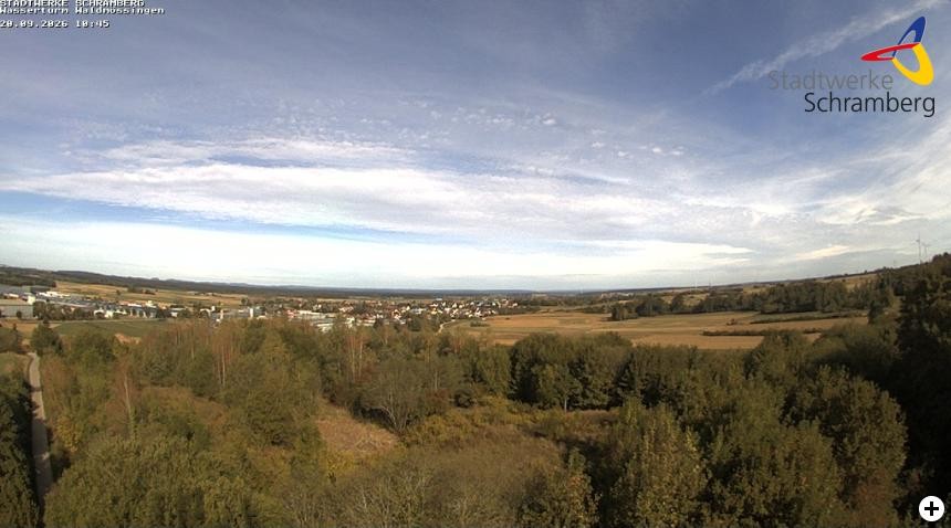 Archiv Foto Webcam Schramberg: Ausblick vom Wasserturm Waldmössingen