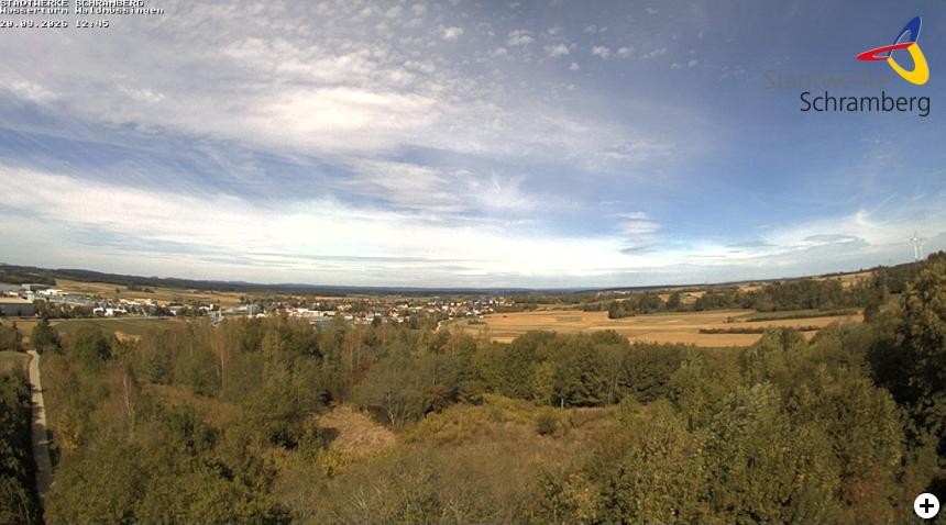 Archiv Foto Webcam Schramberg: Ausblick vom Wasserturm Waldmössingen