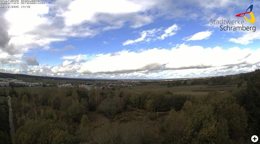Archiv Foto Webcam Schramberg: Ausblick vom Wasserturm Waldmössingen