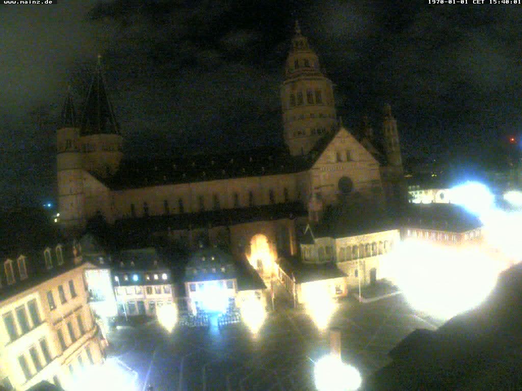 Archiv Foto Webcam Mainz - Marktplatz und Dom