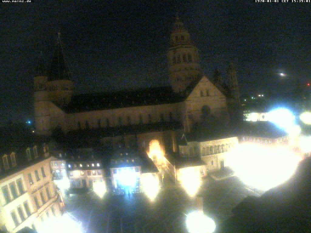 Archiv Foto Webcam Mainz - Marktplatz und Dom