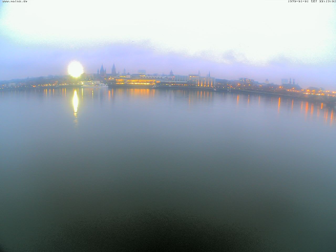 Archiv Foto Webcam Rheinufer Mainz-Kastel