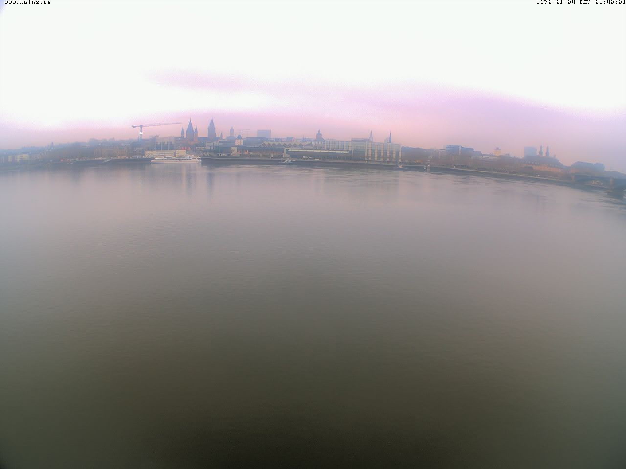 Archiv Foto Webcam Rheinufer Mainz-Kastel