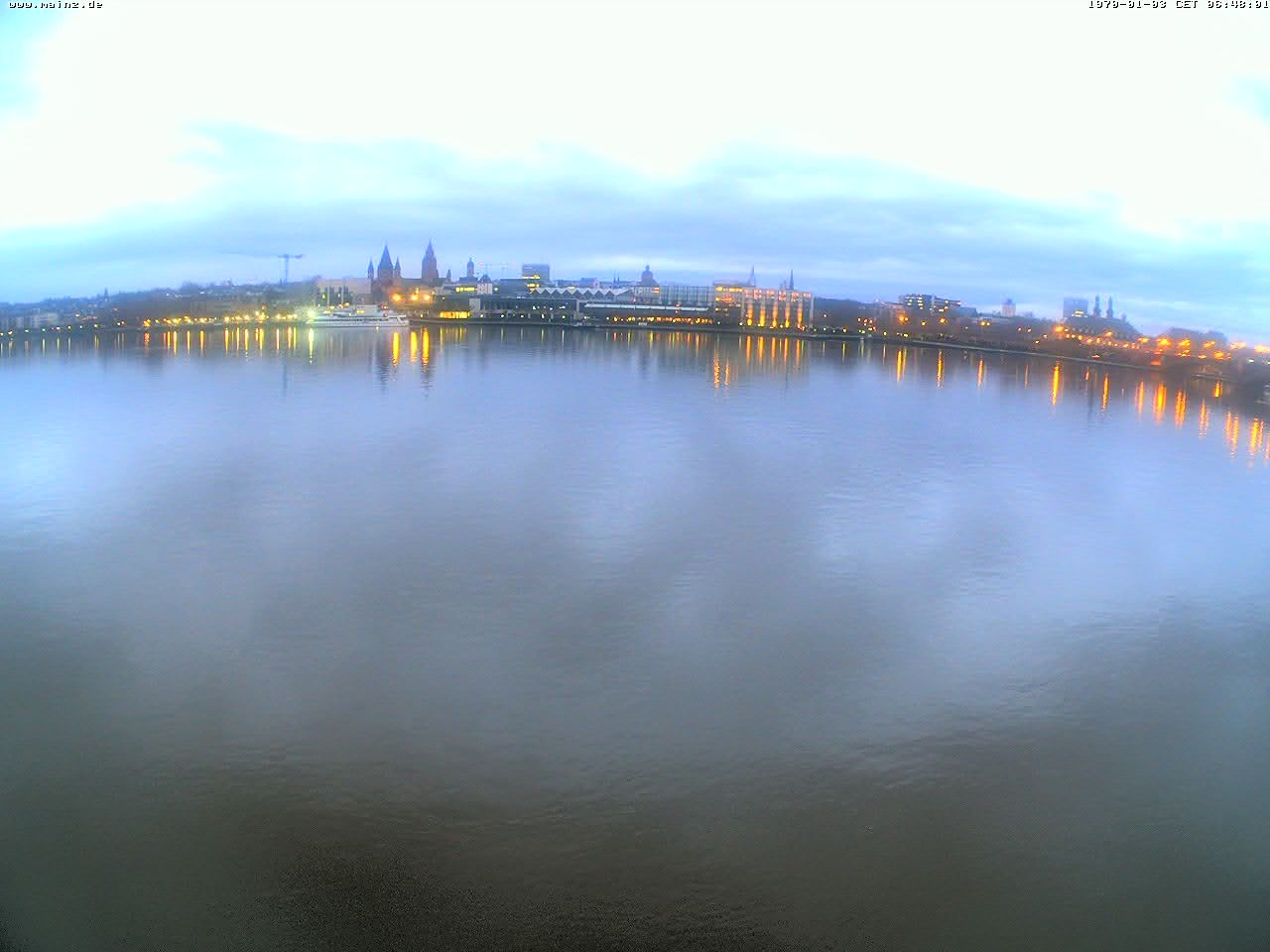 Archiv Foto Webcam Rheinufer Mainz-Kastel