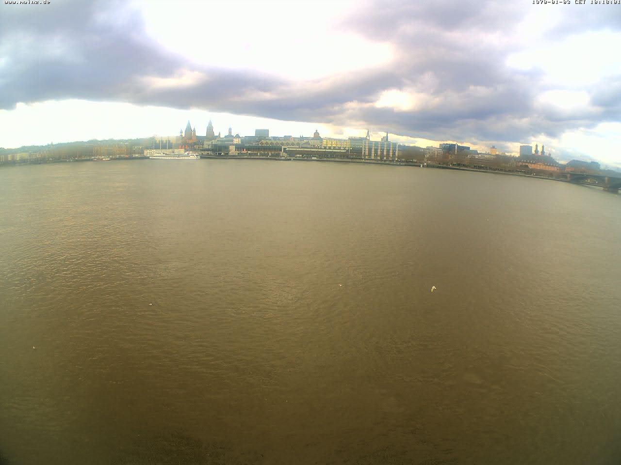 Archiv Foto Webcam Rheinufer Mainz-Kastel