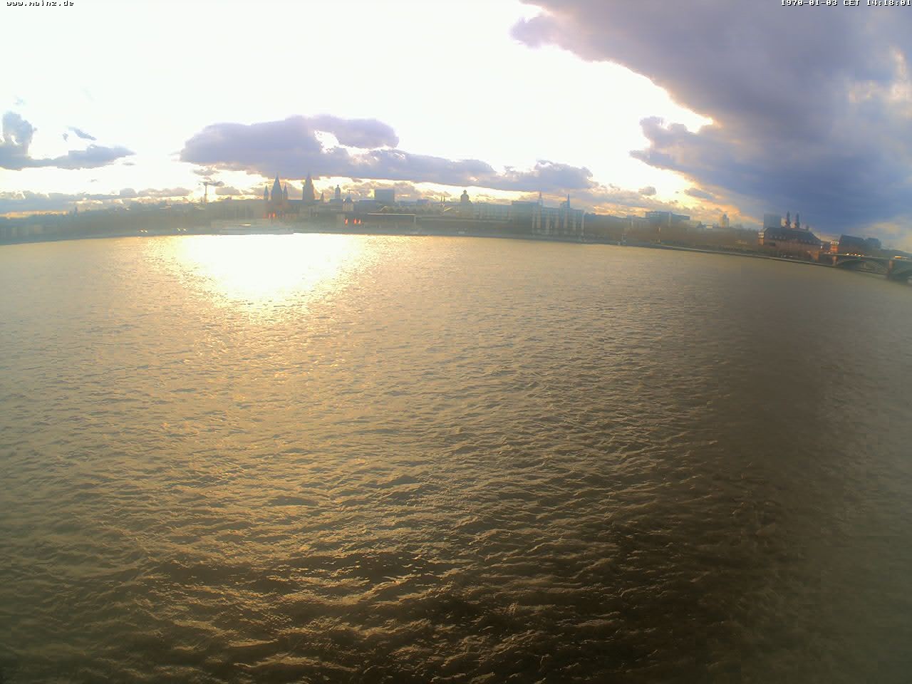 Archiv Foto Webcam Rheinufer Mainz-Kastel