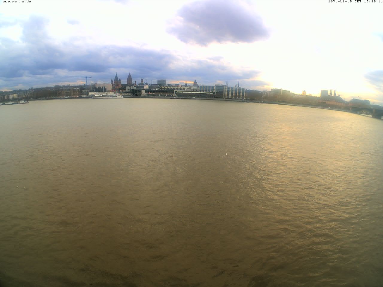 Archiv Foto Webcam Rheinufer Mainz-Kastel