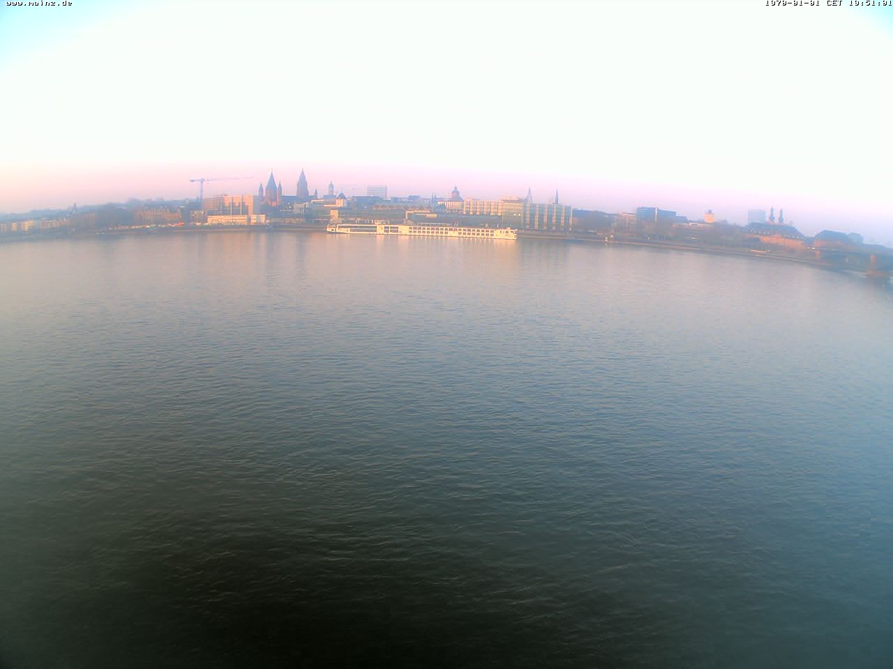 Archiv Foto Webcam Rheinufer Mainz-Kastel