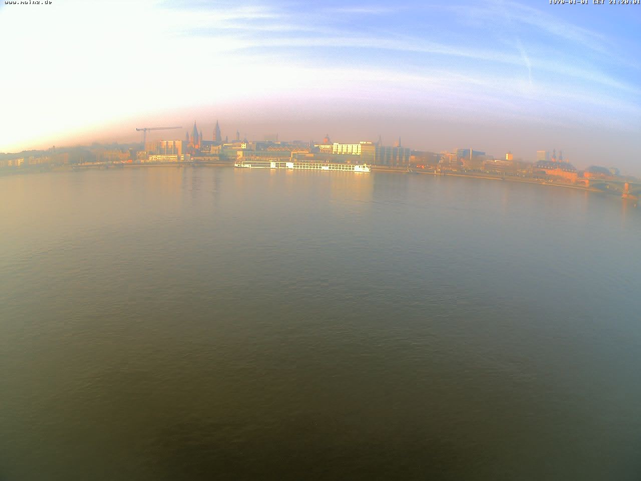 Archiv Foto Webcam Rheinufer Mainz-Kastel