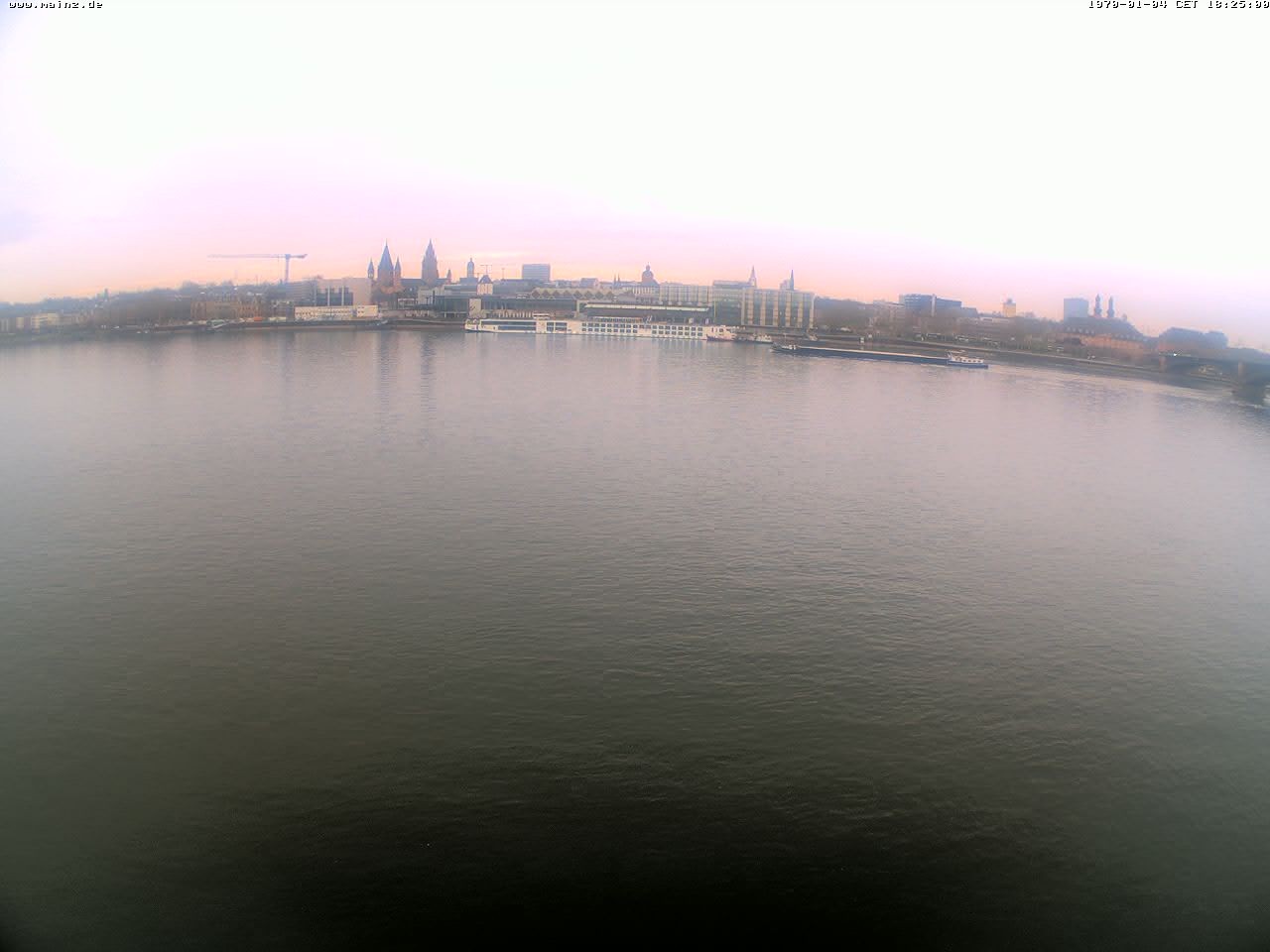 Archiv Foto Webcam Rheinufer Mainz-Kastel