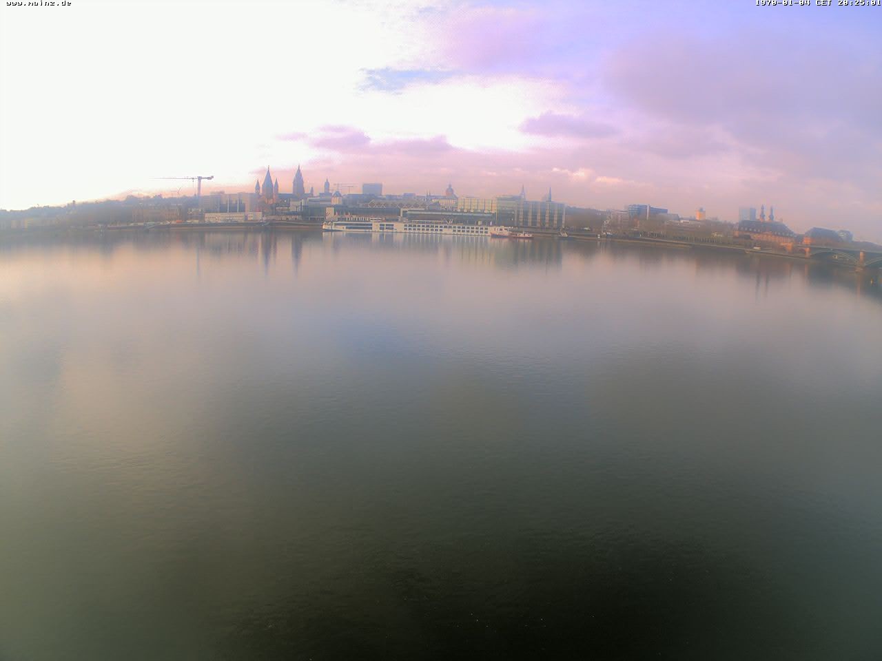 Archiv Foto Webcam Rheinufer Mainz-Kastel