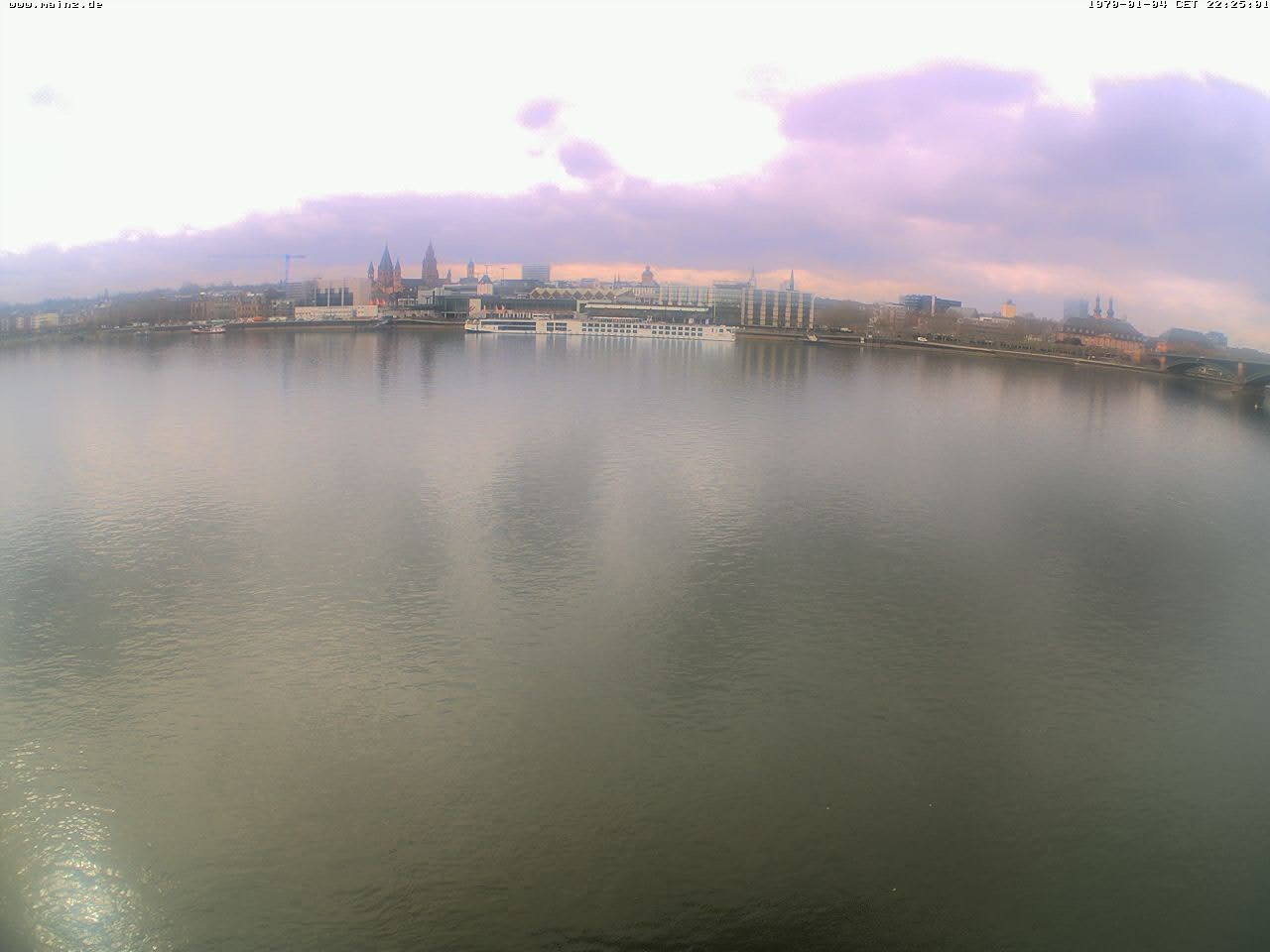 Archiv Foto Webcam Rheinufer Mainz-Kastel
