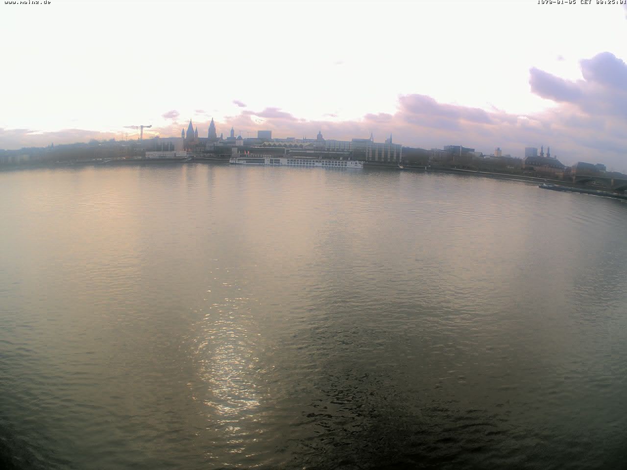 Archiv Foto Webcam Rheinufer Mainz-Kastel