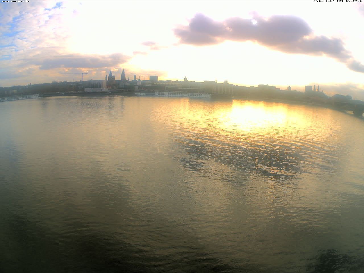 Archiv Foto Webcam Rheinufer Mainz-Kastel