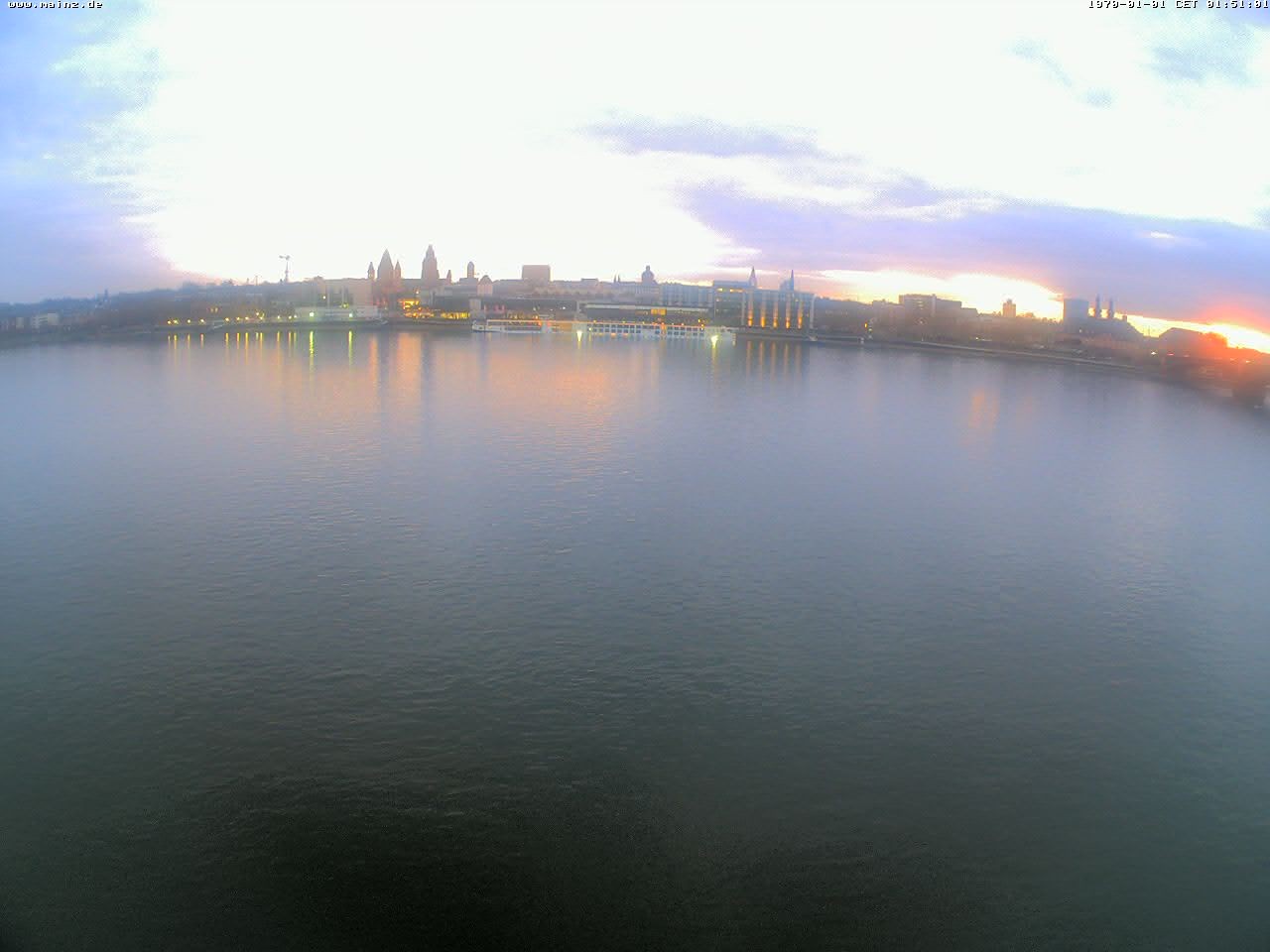 Archiv Foto Webcam Rheinufer Mainz-Kastel