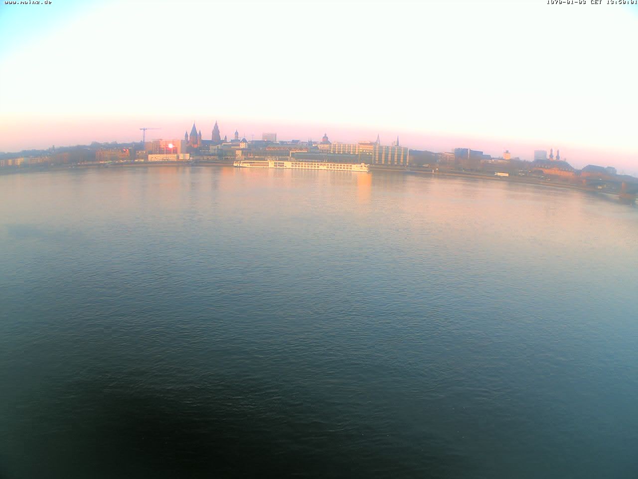 Archiv Foto Webcam Rheinufer Mainz-Kastel