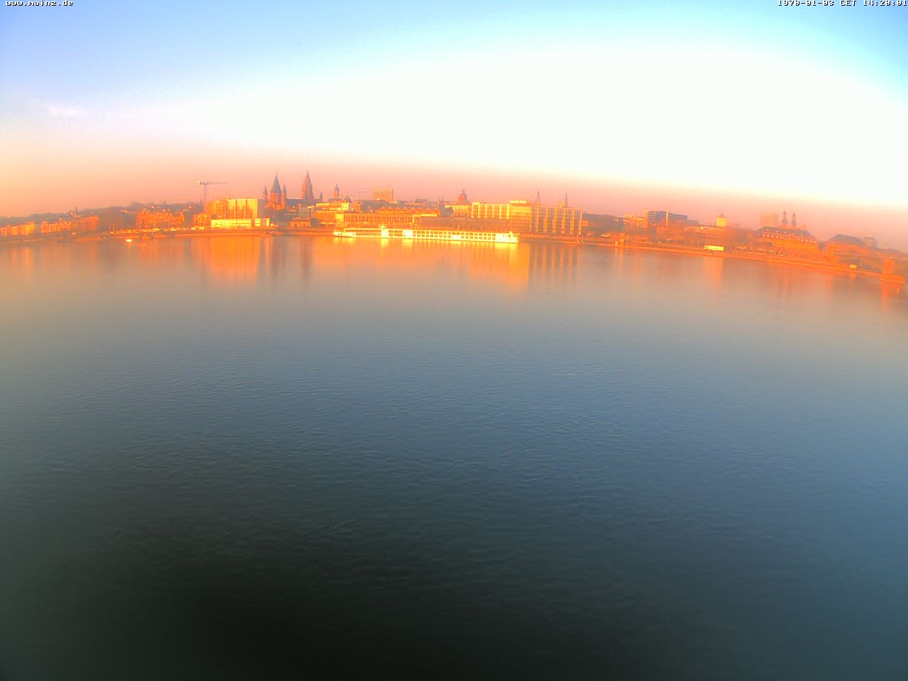 Archiv Foto Webcam Rheinufer Mainz-Kastel