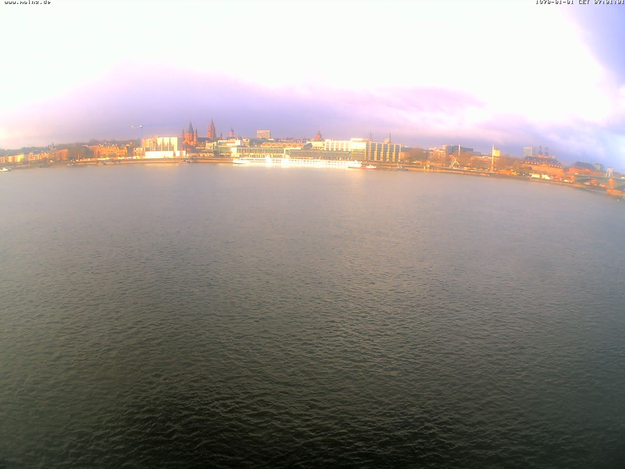 Archiv Foto Webcam Rheinufer Mainz-Kastel