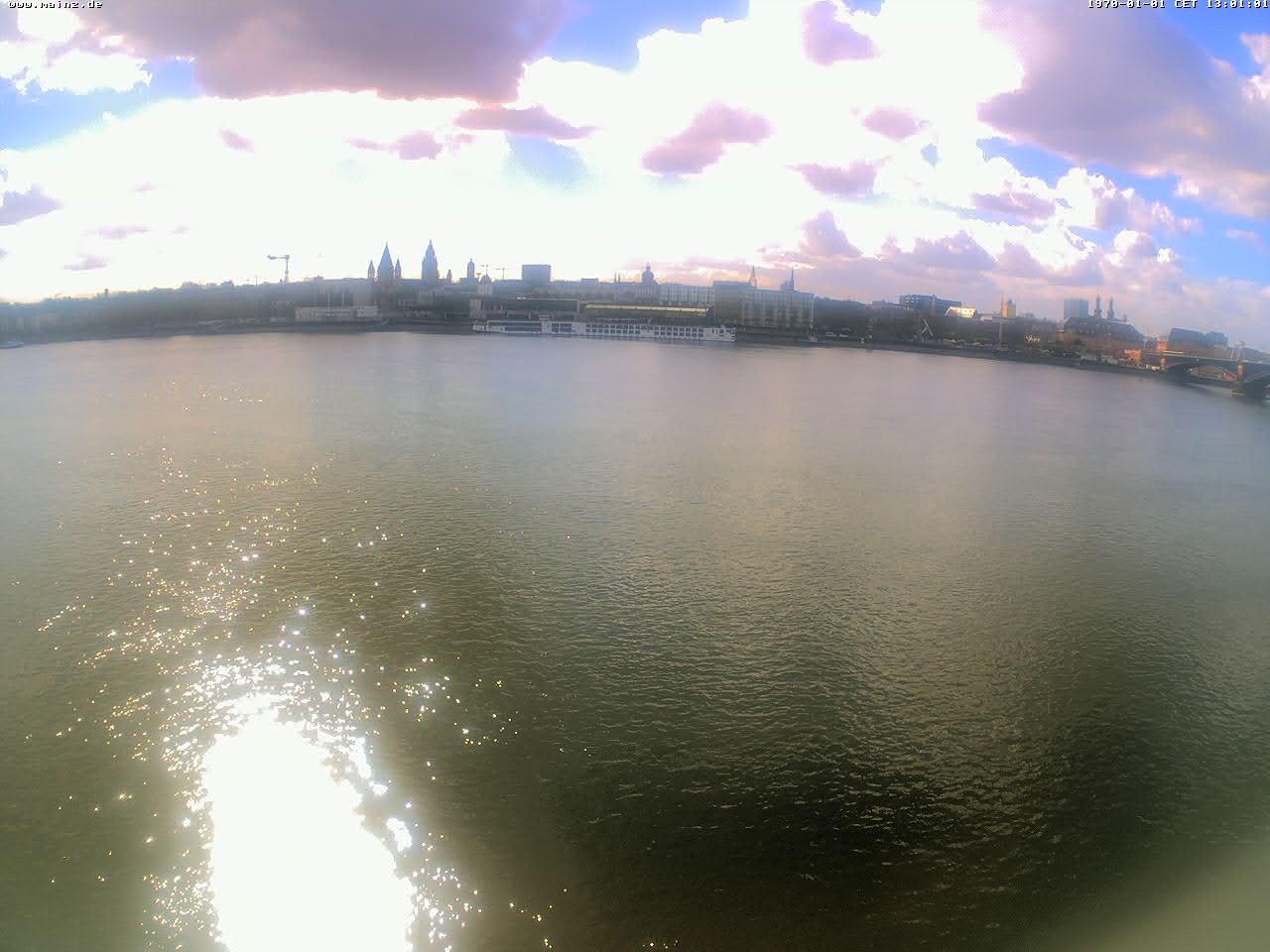 Archiv Foto Webcam Rheinufer Mainz-Kastel