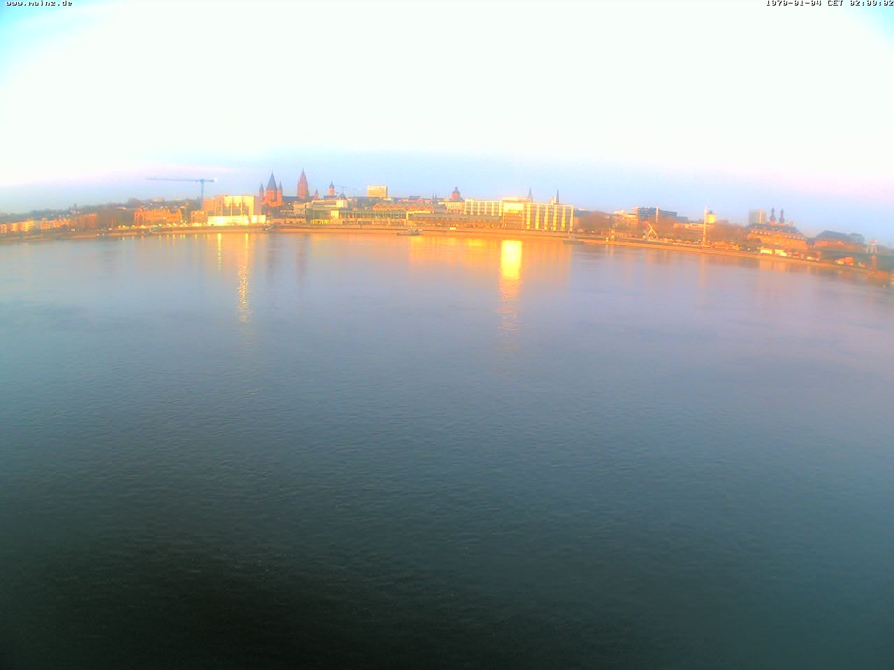 Archiv Foto Webcam Rheinufer Mainz-Kastel