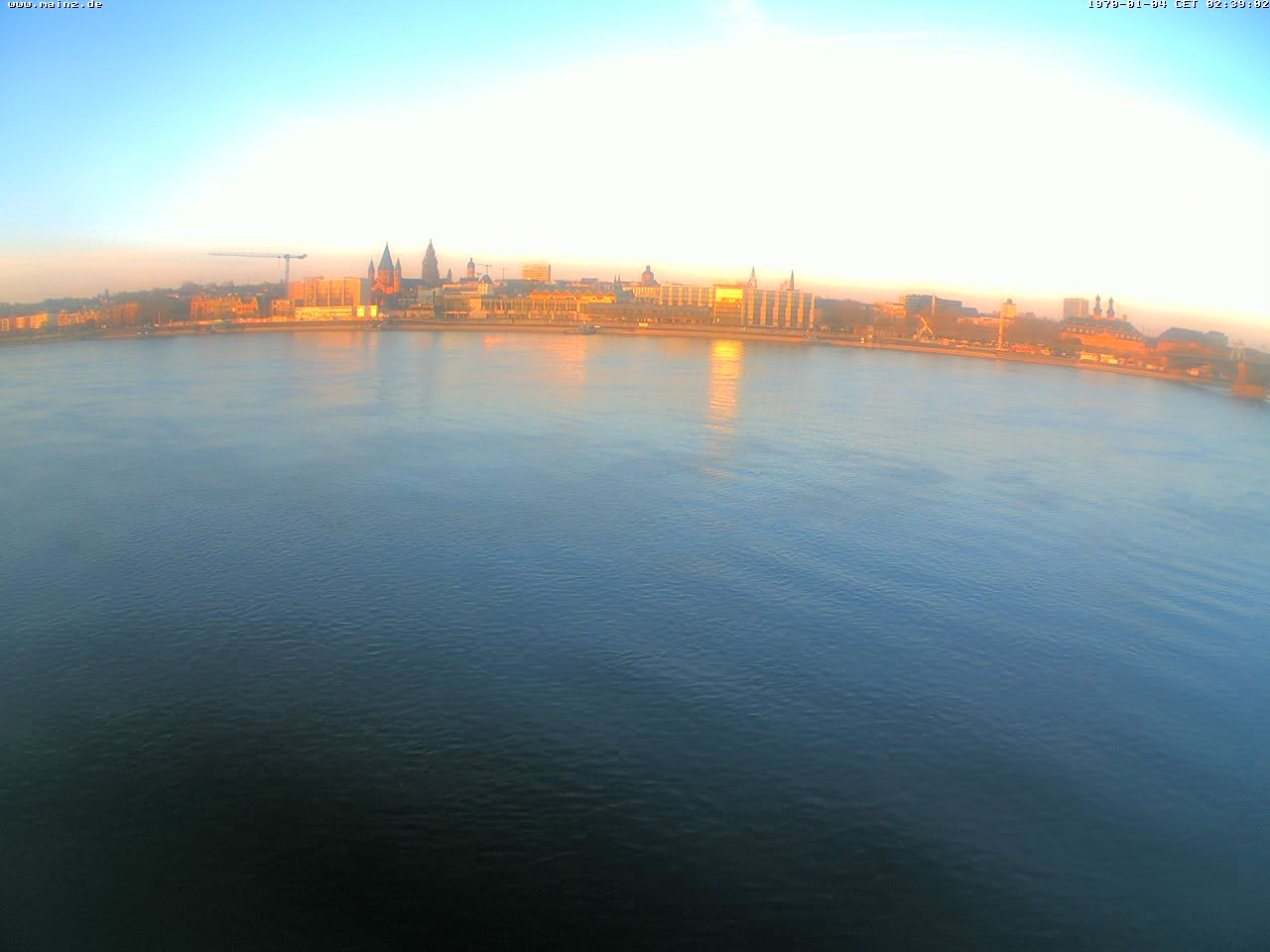 Archiv Foto Webcam Rheinufer Mainz-Kastel