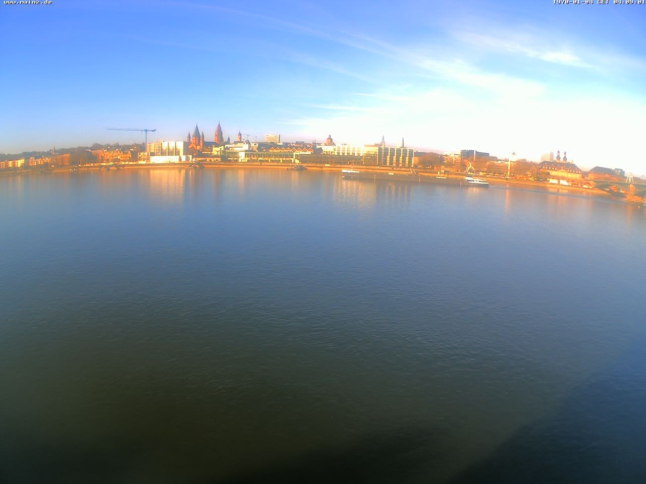 Archiv Foto Webcam Rheinufer Mainz-Kastel