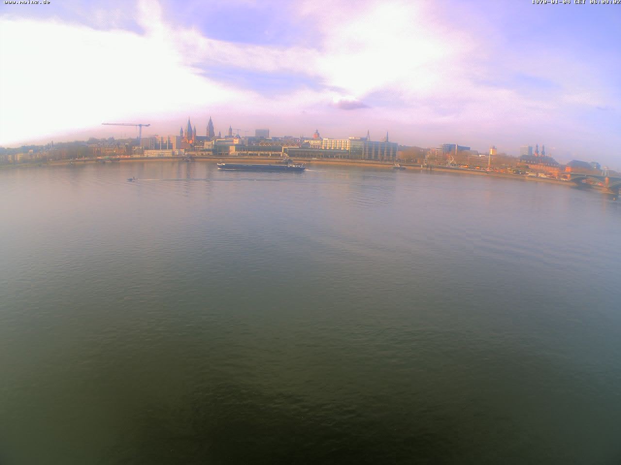 Archiv Foto Webcam Rheinufer Mainz-Kastel