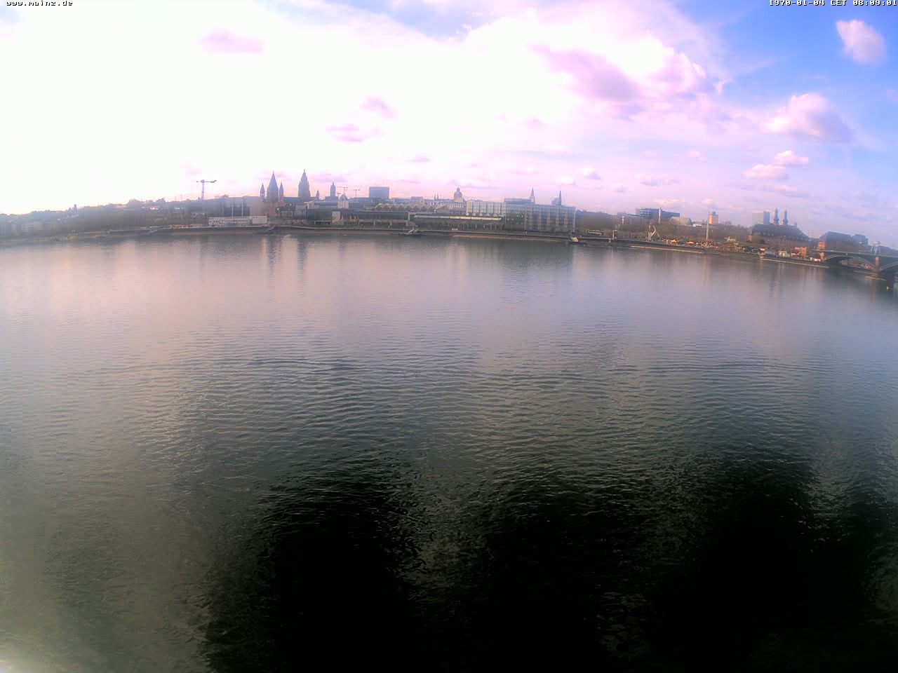 Archiv Foto Webcam Rheinufer Mainz-Kastel