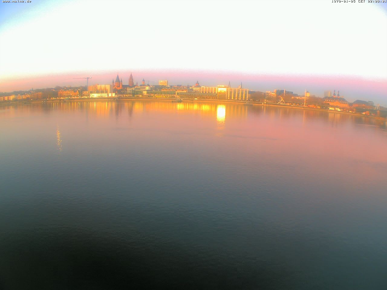 Archiv Foto Webcam Rheinufer Mainz-Kastel