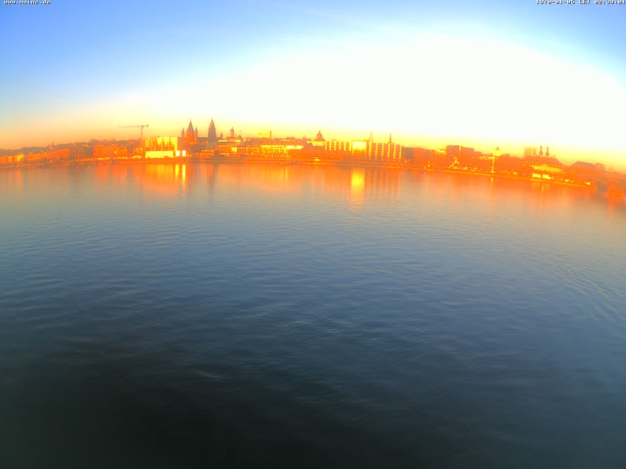 Archiv Foto Webcam Rheinufer Mainz-Kastel