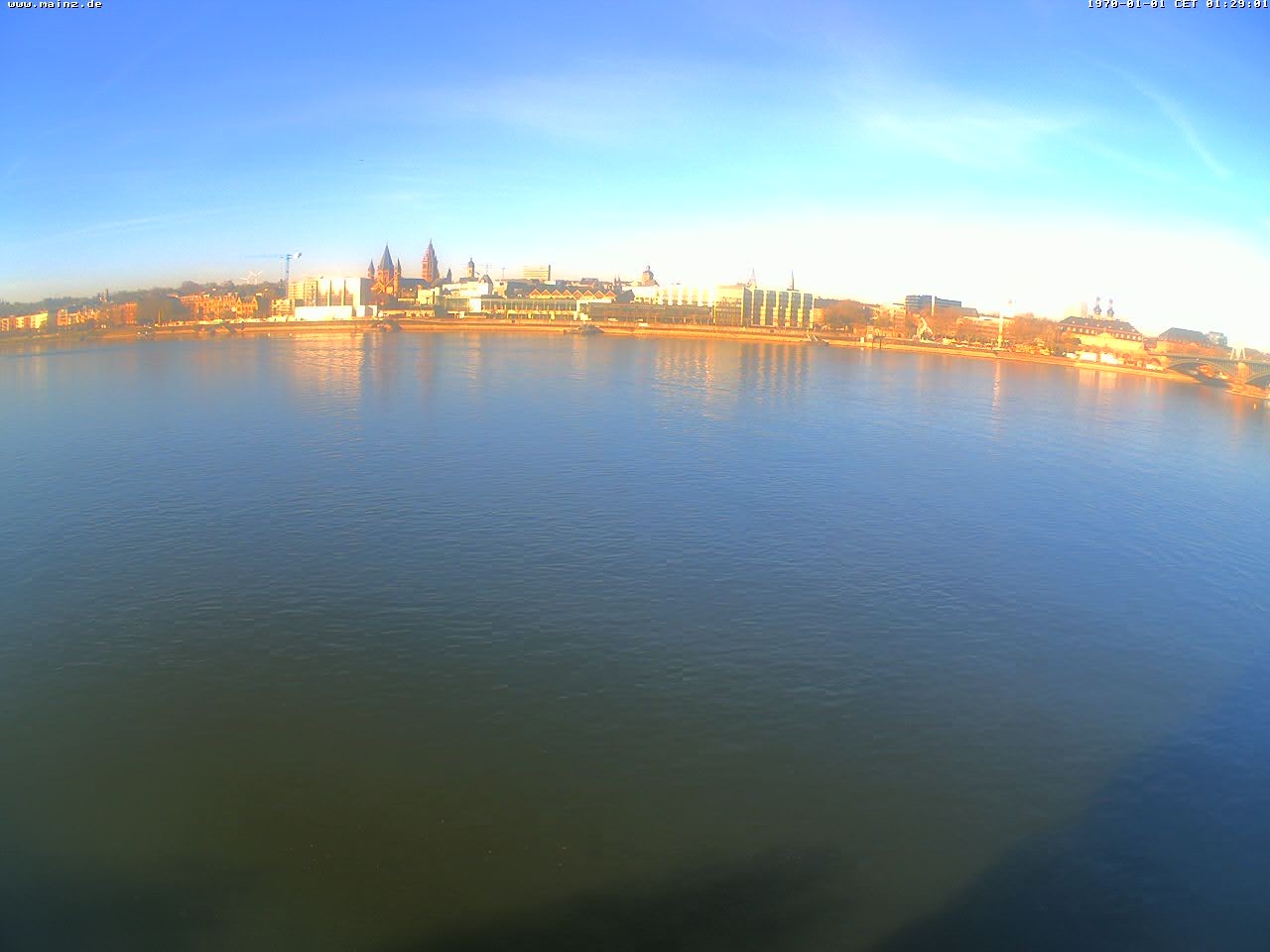 Archiv Foto Webcam Rheinufer Mainz-Kastel