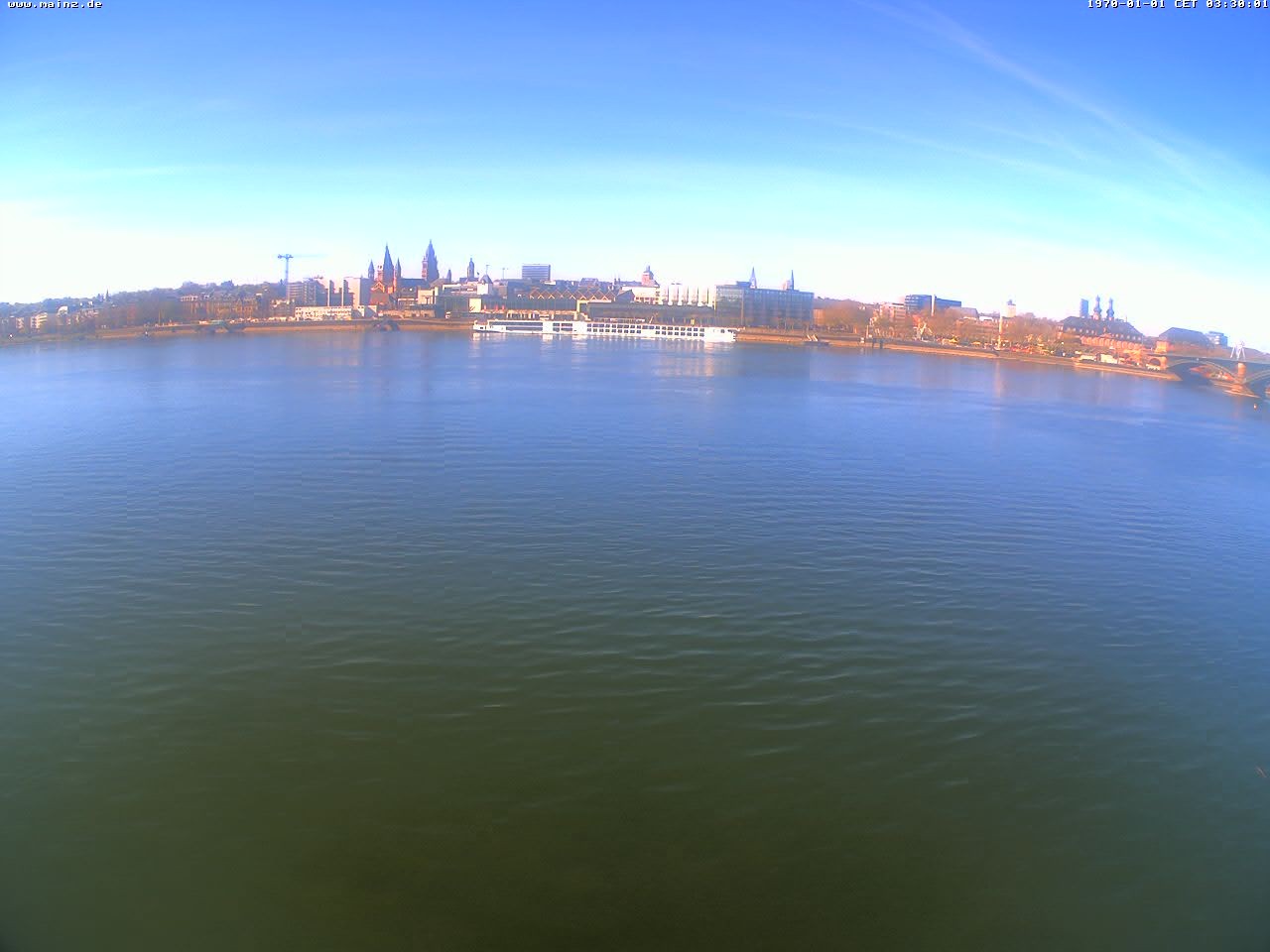 Archiv Foto Webcam Rheinufer Mainz-Kastel