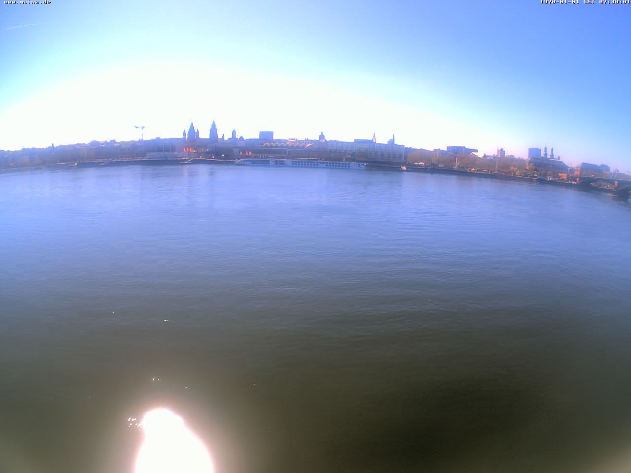 Archiv Foto Webcam Rheinufer Mainz-Kastel