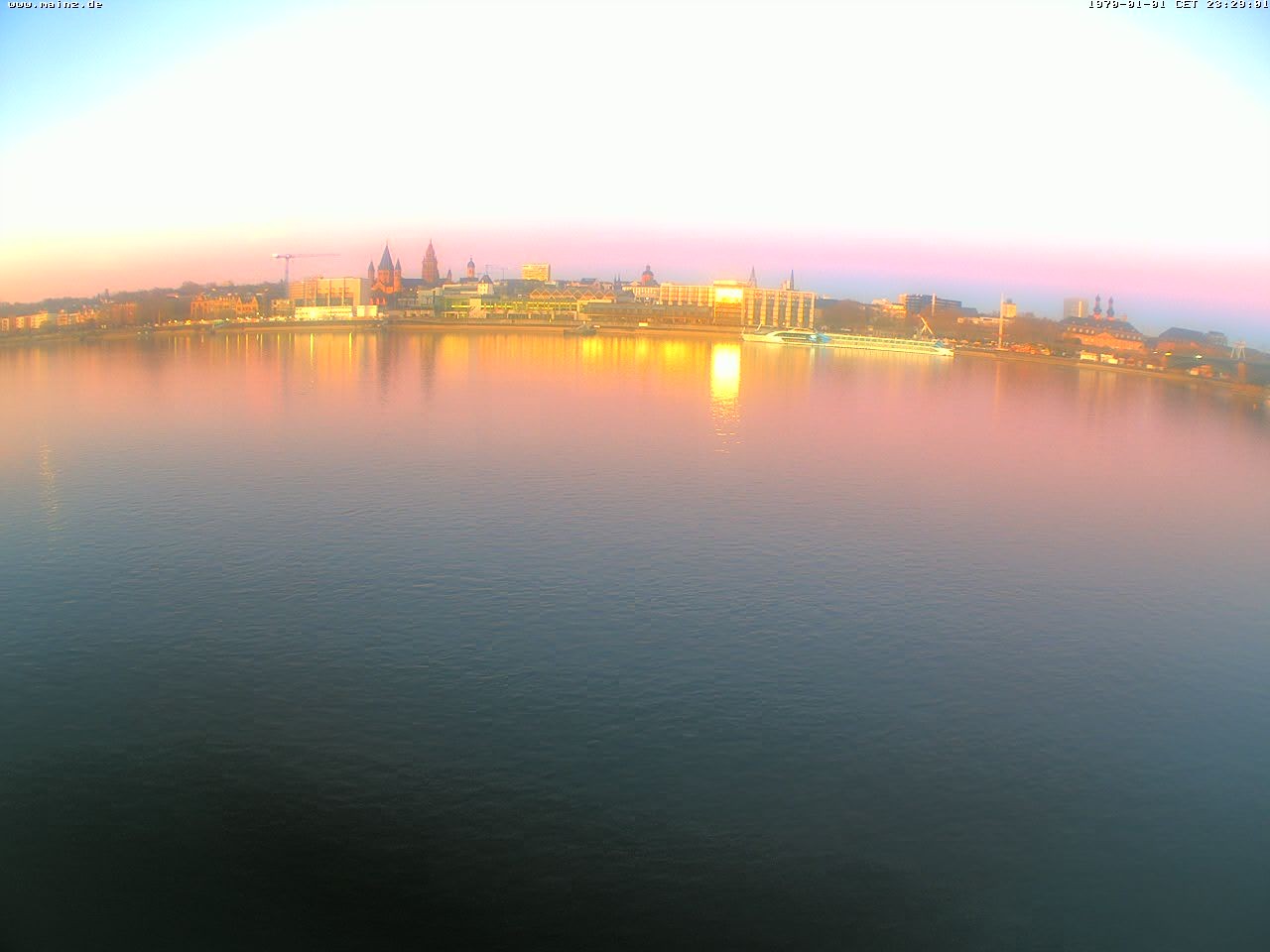 Archived image Webcam Rhine bank Mainz-Kastel