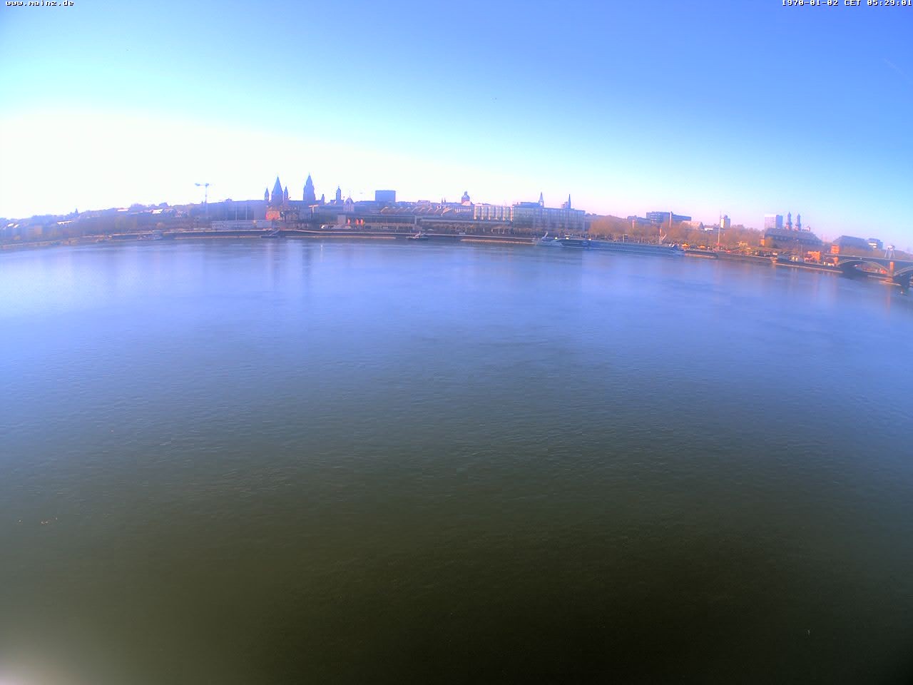 Archived image Webcam Rhine bank Mainz-Kastel