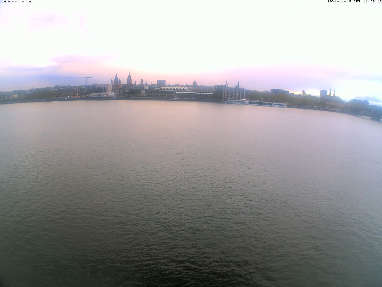 Archiv Foto Webcam Rheinufer Mainz-Kastel