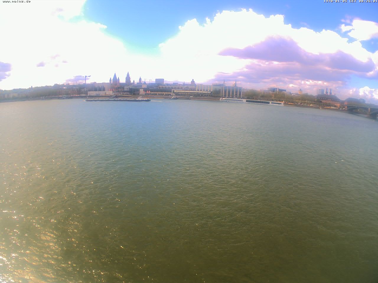 Archiv Foto Webcam Rheinufer Mainz-Kastel