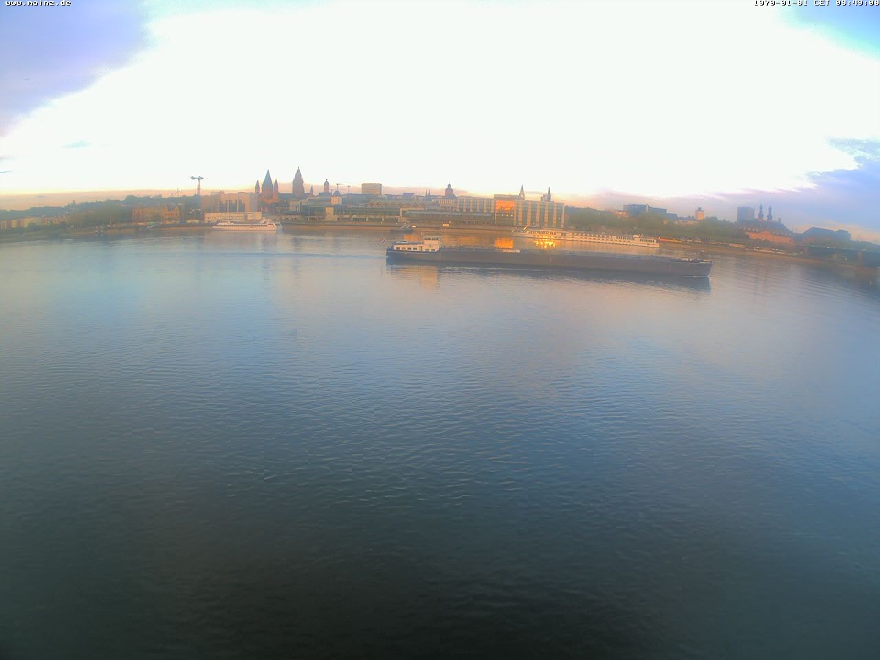 Archiv Foto Webcam Rheinufer Mainz-Kastel