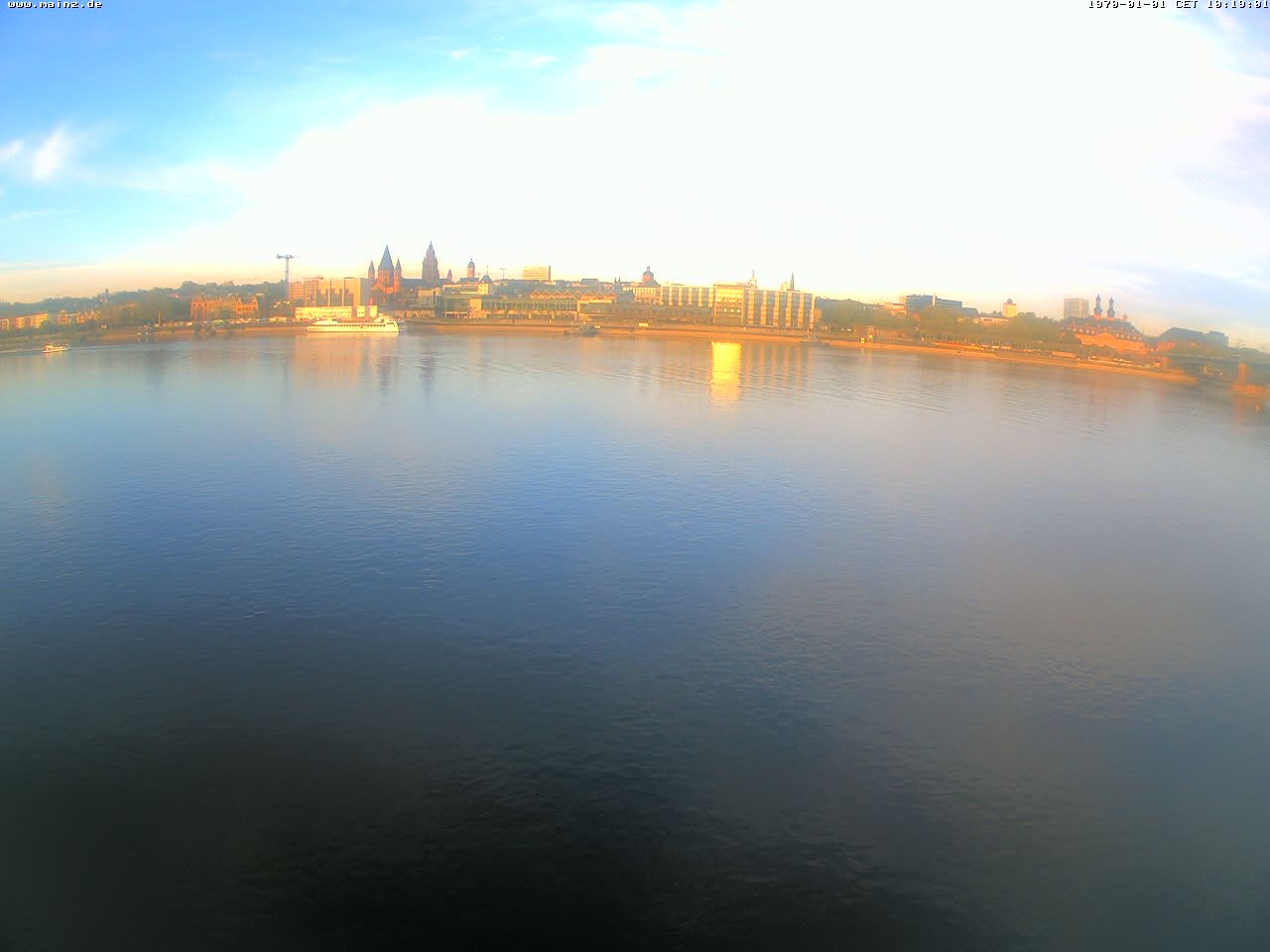 Archiv Foto Webcam Rheinufer Mainz-Kastel