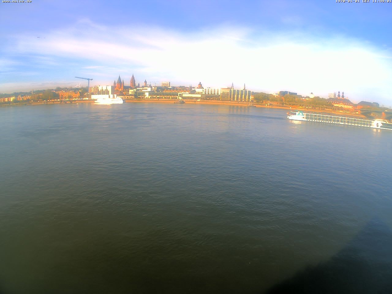 Archiv Foto Webcam Rheinufer Mainz-Kastel