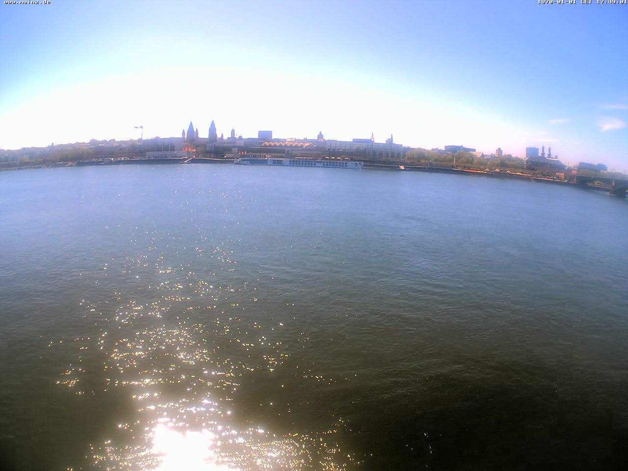 Archiv Foto Webcam Rheinufer Mainz-Kastel