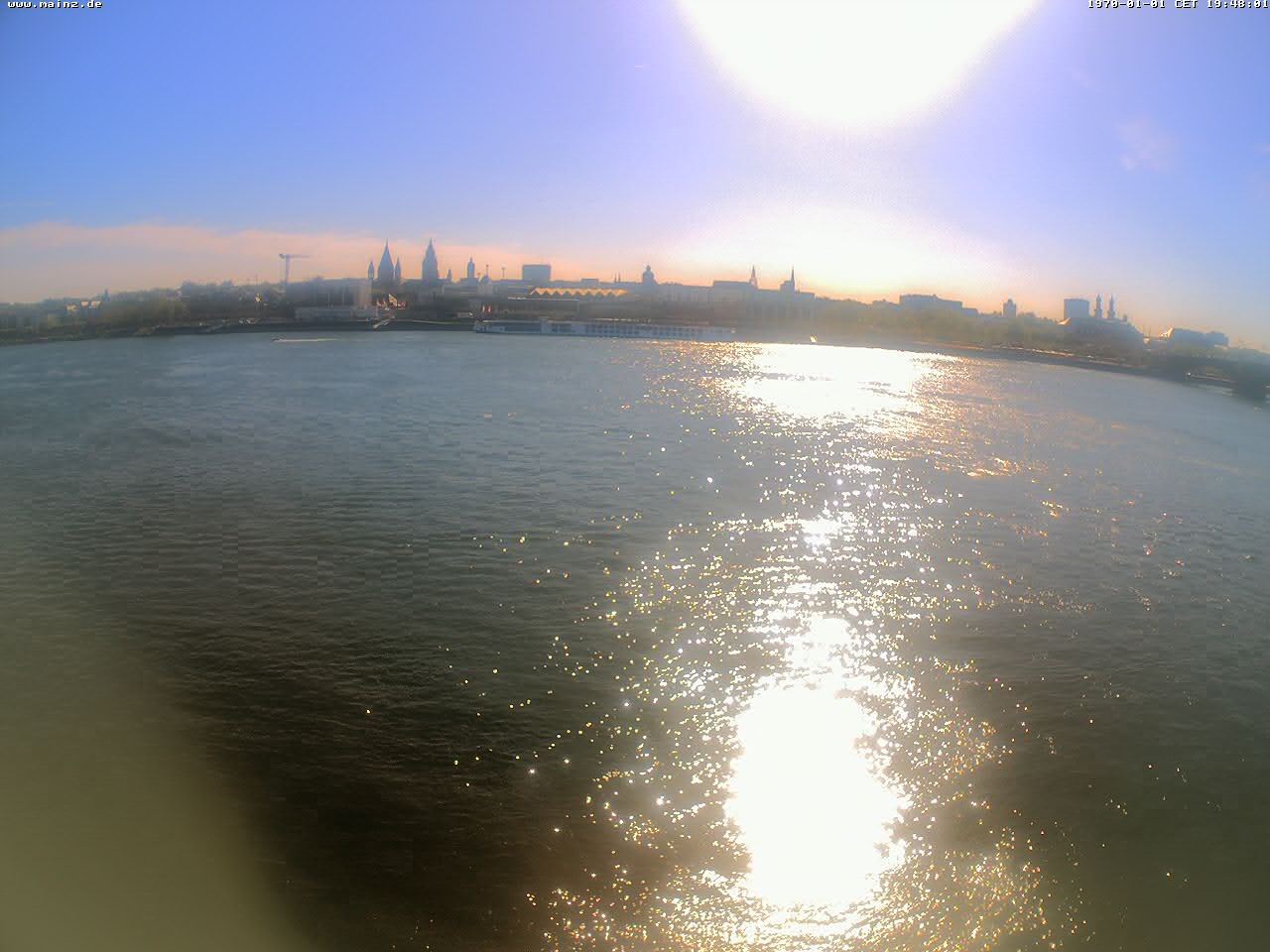 Archiv Foto Webcam Rheinufer Mainz-Kastel
