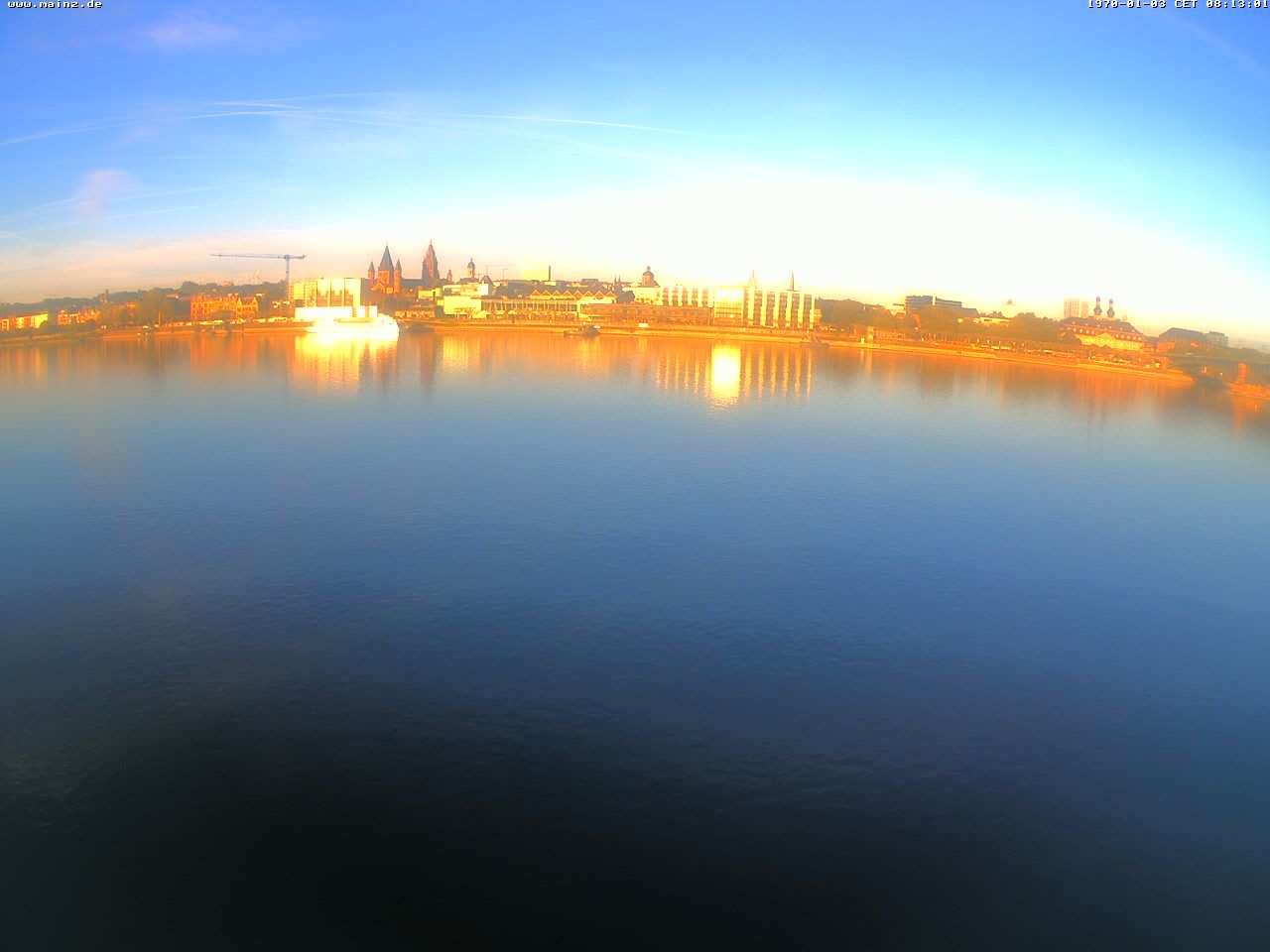 Archiv Foto Webcam Rheinufer Mainz-Kastel